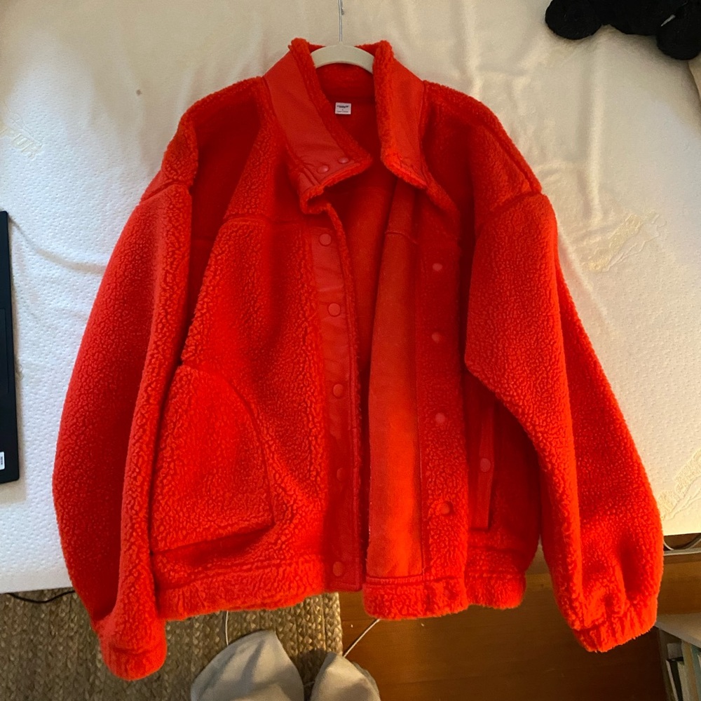 Red Fleece Jacket